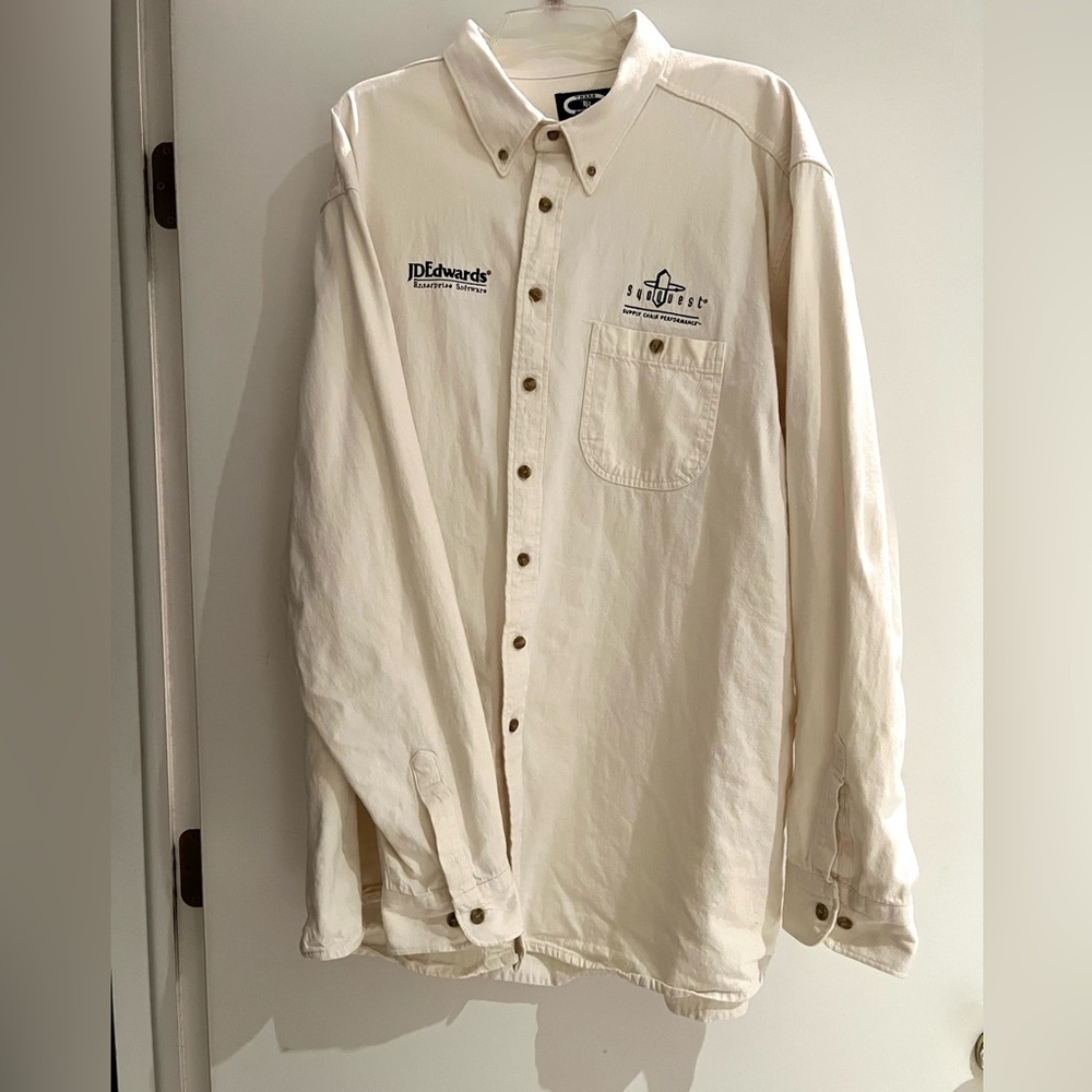 Long-Sleeve Shirt, 2XT, Cotton, Heavy-Weight, Warm, Excellent Used Condition